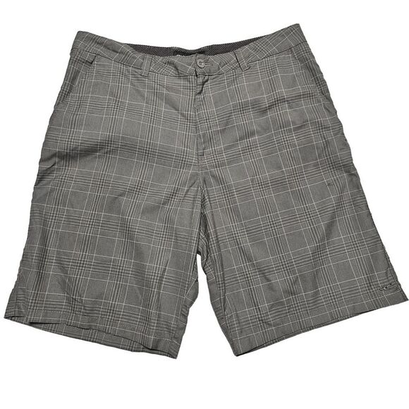 O'Neill Men's Shorts Size 38 Gray Plaid - Picture 1 of 8